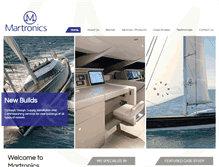 Tablet Screenshot of martronics.com